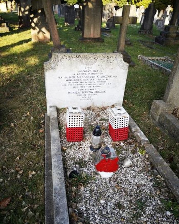 Grób płk. Aleksandra Łuczaka