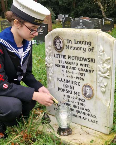 Kazimierz (Ken) Popski MC i Lottie Piotrowski