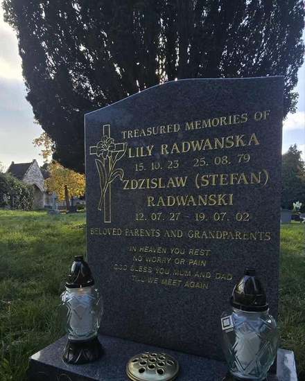 Lily Radwańska i Zdzisław (Stefan) Radwański